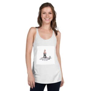Women’s Racerback Tank Yoga. Camiseta tirantes Yoga